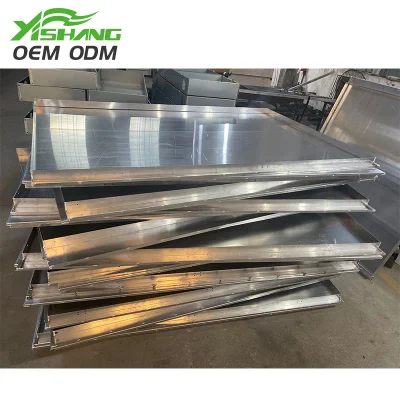 Una lámina de aluminio fabricación de metal de la Junta de distribución eléctrica