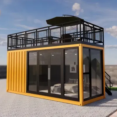 Atractivo diseño Cápsula Hotel Casa prefabricados contenedor Casa