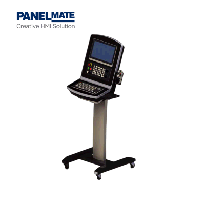 Armario HMI montado en brazo para PC de panel industrial integrado de 15,6 pulgadas _ Panel de control CNC _ Keyboard_mpg Armario de ordenador móvil