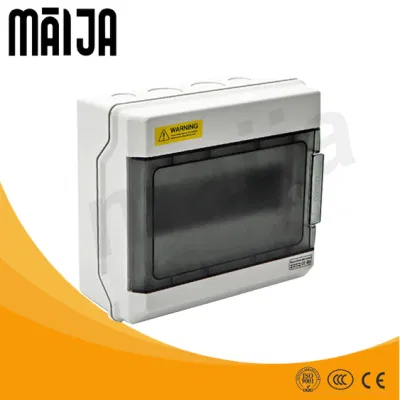 IP66 exterior 4 vías Waterproof Panel eléctrico transparente de distribución de energía Caja