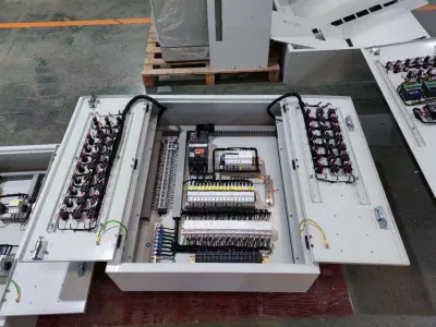 Caja de distribución de placa de acero galvanizado eléctrico, gabinete de metal, gabinete de suministro de energía, gabinete de interruptores a prueba de lluvia, caja de distribución de fibra exterior de interruptores.