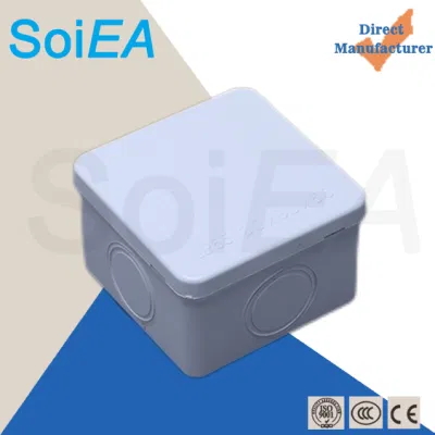 Caja de plástico resistente al agua eléctrica ignífuga / empalme de cable exterior Caja