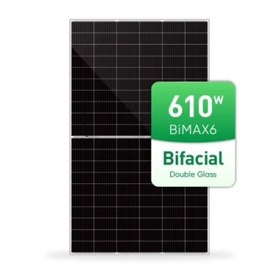 Uso en el hogar Doble Cristal 590W 595W 600W 605W 610W Solar Paneles con conector MC4