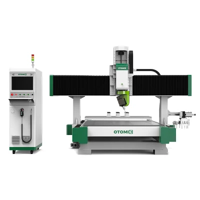 Centro de mecanizado CNC de Ew3 5 ejes de alta precisión con movimiento Gantry de columna para madera y espuma para la venta