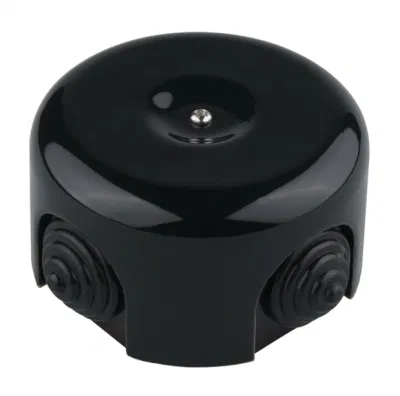 Caja de conexiones eléctricas negra decorativa Kerruida para accesorios de alambre