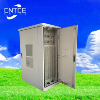 Armarios de telecomunicaciones electrónicas para exteriores de una bahía y rack de 19&quot; Gabinete de comunicaciones