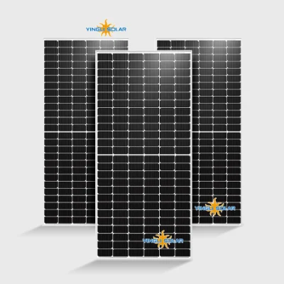 Almacén europeo Yingli Solar proveedor único de vidrio de aleación de aluminio Mc4 El conector 590W a 615W de paneles solares para Homeroof