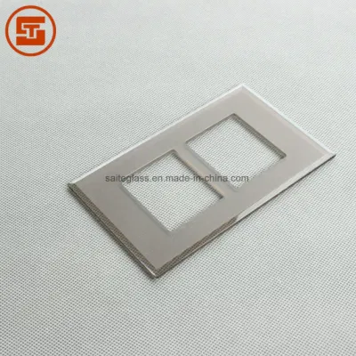 Control de pared OEM templado eléctricas Interruptor de luz de tocar el panel de vidrio