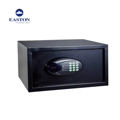 Caja fuerte eléctrica de cajón negro para la habitación de hotel