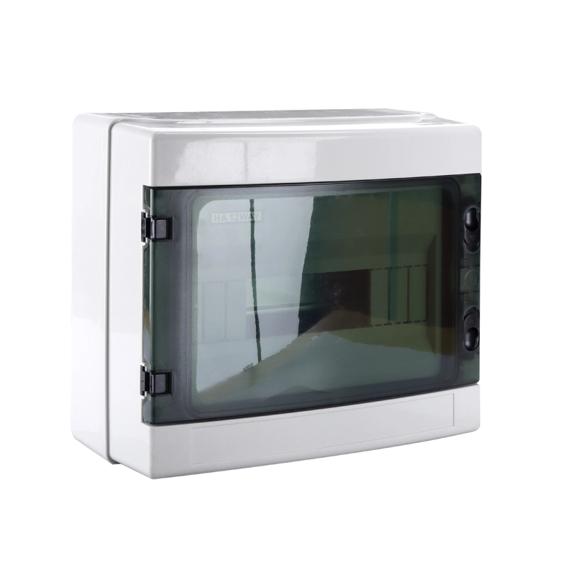 Ha-12 12 Way IP65 PC+ABS Waterproof Wall Mount Type Distribution Box Cheapest Surface Power Outdoor Electrical Box
