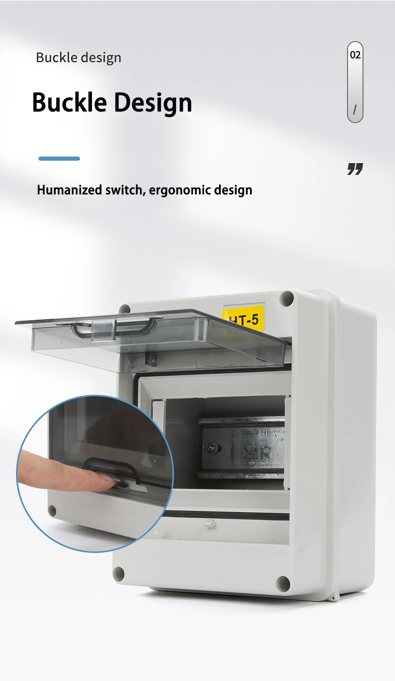 IP65 Low-Voltage Outdoor Waterproof Type ABS Plastic Electrical Power MCB dB Junction Box