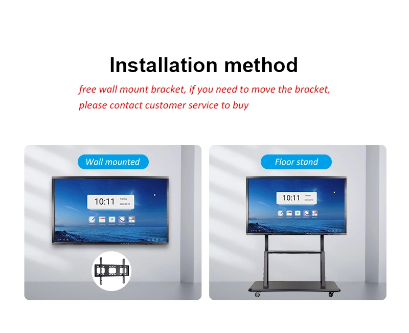 Electronic Interactive Panel 70 Inch Interactive Whiteboard Smart Board