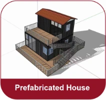 Industrial Style Traditional Style Prefab Modular House Villa Prefab House Luxury Prefab House
