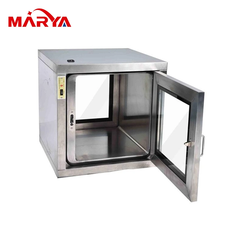 Marya Stainless Steel Laboratory Pass Box Static Type Electrical Interlock Clean Room Pass Through Box