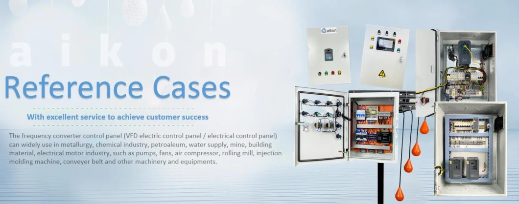 Industry General Complete Motor Control Solution Multi Pumps Communication AC Drive Electrical Control Panel