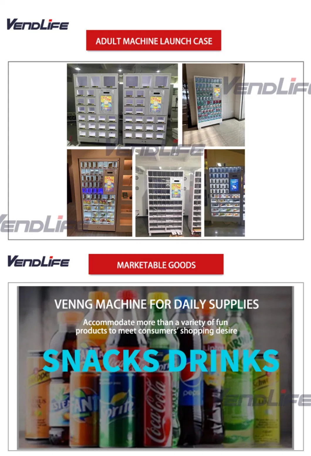 Vendlife Intelligent Electric Lock Lattice Cabinet for Sale