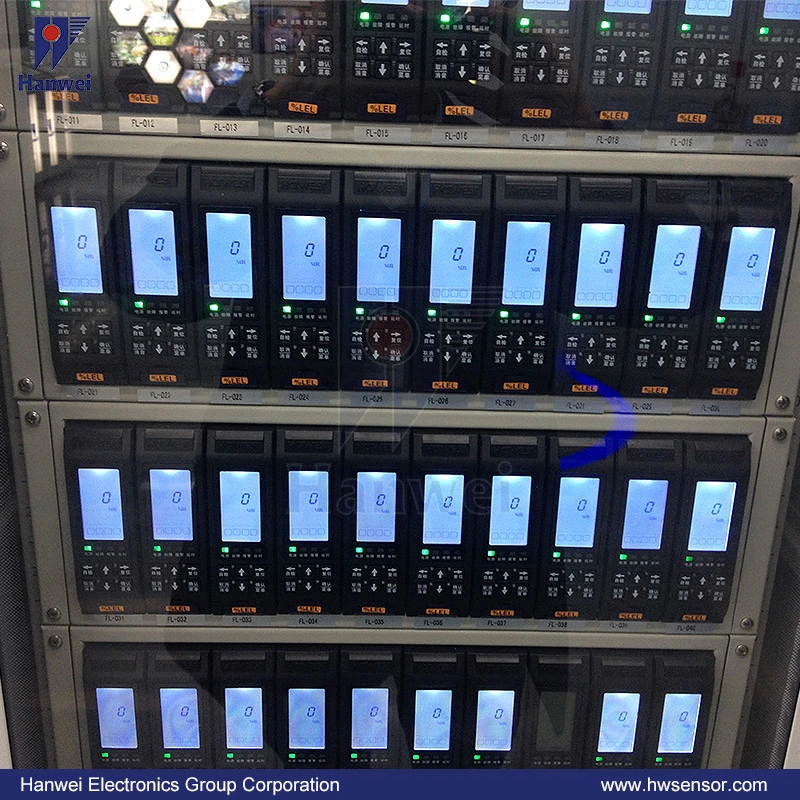 Industrial LCD Display Gas Control Panel for Co H2s Nh3 CO2 CH4