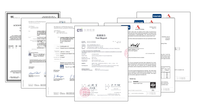Landvac Cost Low-E SGCC Vacuum Insulated Glass Panels for Windows