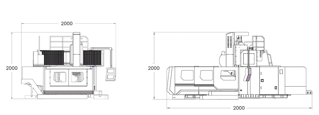 Jtc Tool China 5axis Machining Center Manufacturing Energy Save Vmc machine Center Lm3020 5 Axis Gantry Type Machining Center