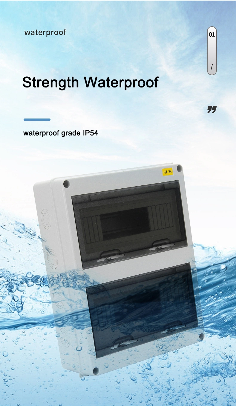 IP65 Low-Voltage Outdoor Waterproof Type ABS Plastic Electrical Power MCB dB Junction Box