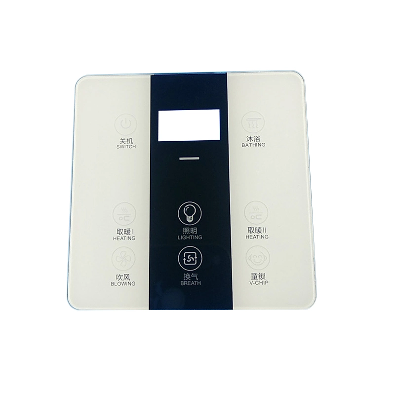 Manufacturer Customized Electronic Product Glass Smart Bathroom Switch Glass Panel