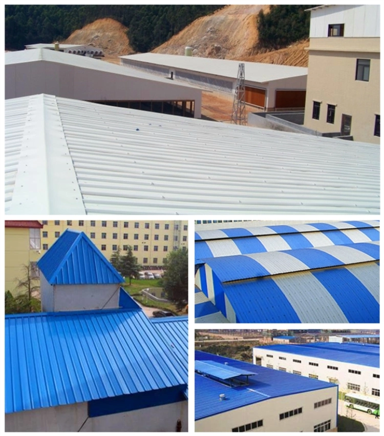 China Construction Materials Plastic PVC Roofing Panel for Workshop