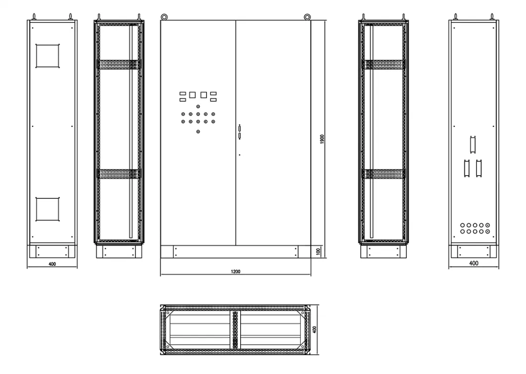 Smile Custom Sheet Metal Fabrication Waterproof Distribution Boxes Electrical Cabinet