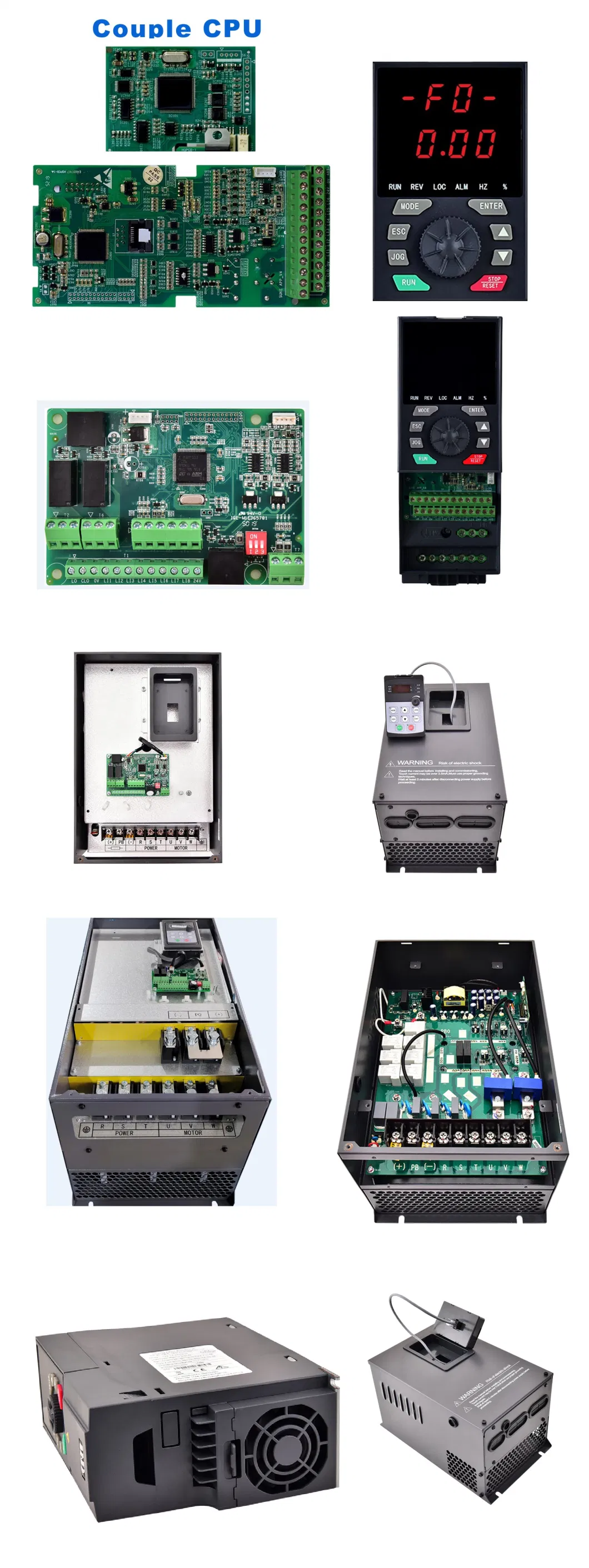 Motor Drives 50 Hz Frequency Converter Inverter 0.75kw to 630kw VFD VSD Control Panel Box Electrical Control Panel Board