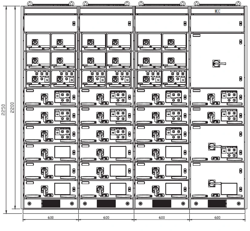 Hot Selling Gcs Low Voltage Electrical Motor Control Centre Mcc Withdrawable Switchgear Panel