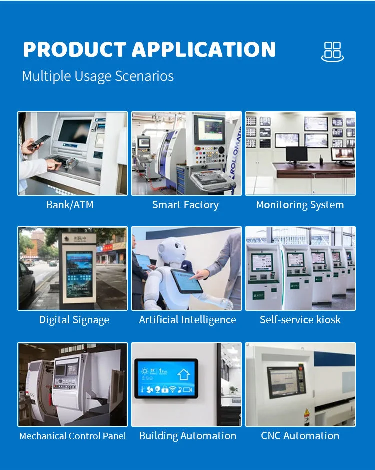 15.6 Inch Industrial All in One Touch Screen Panel for CNC Control