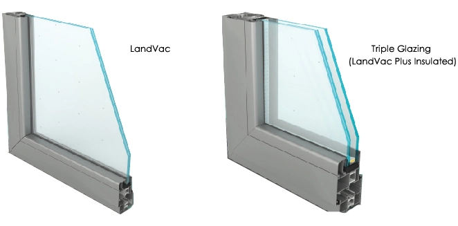 Landvac Cost Low-E SGCC Vacuum Insulated Glass Panels for Windows