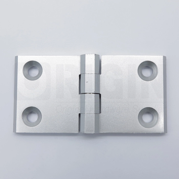 Zinc Alloy Flat Hinge Electrical Panel External Hinge Industry Cabinet Door Butt Hinge