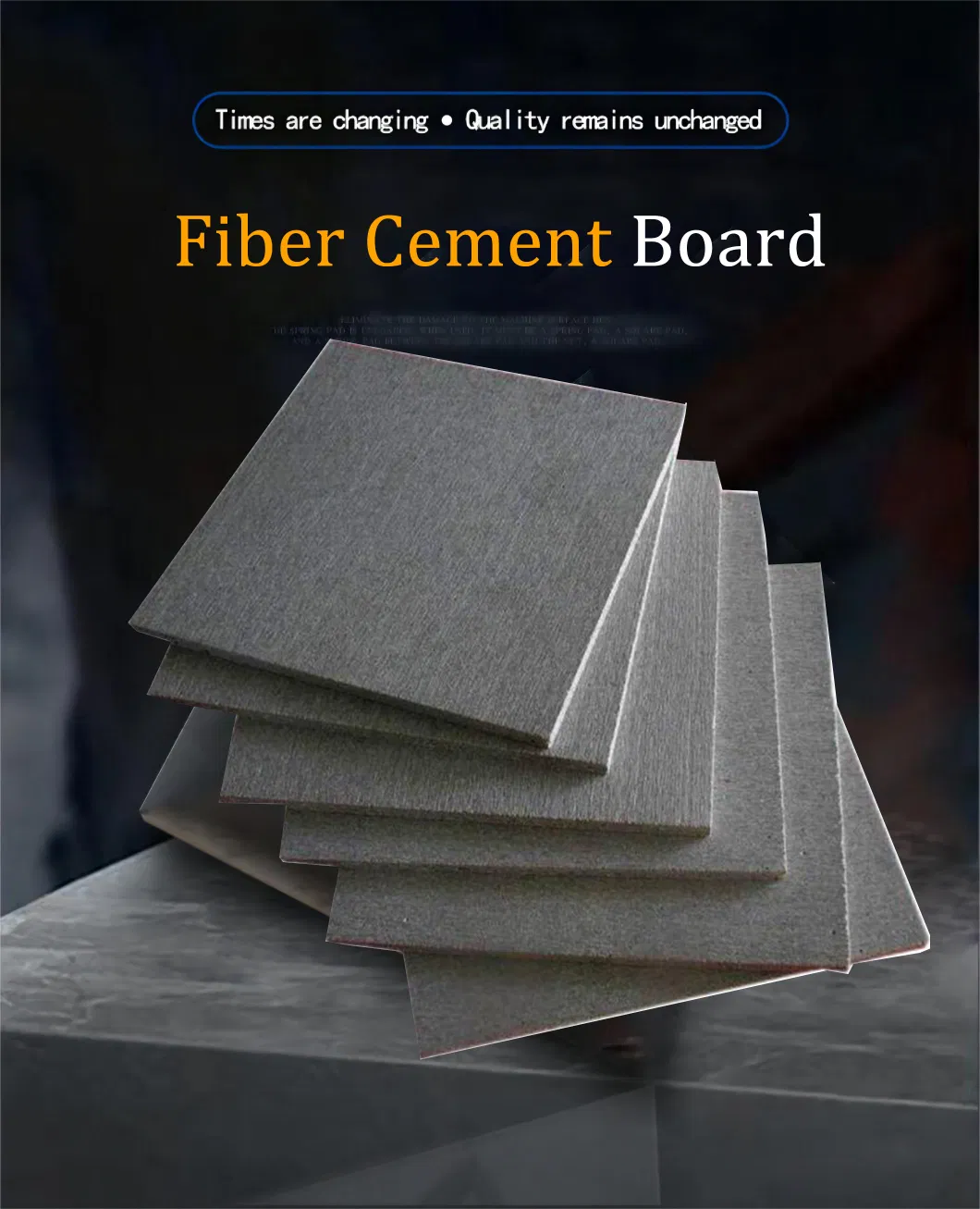 China Manufacturer Supply Fiber Reinforced Cement Board for Metallurgical and Electric Furnace Insulation Panels Long-Lasting Fiber Cement Board