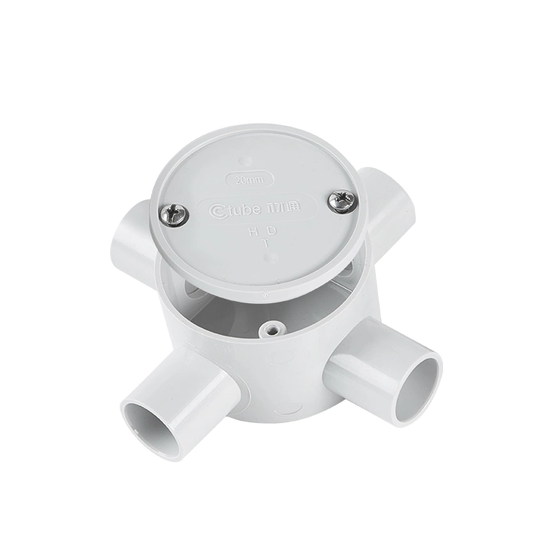 Deep Weatherproof Electrical Industrial Anti Explosion PVC Round Junction Box