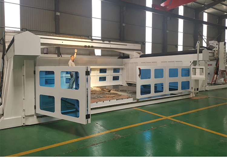 5 Axis CNC Router Wood Engraving Machine Gantry Movable Type CNC Carving Machine Center Price