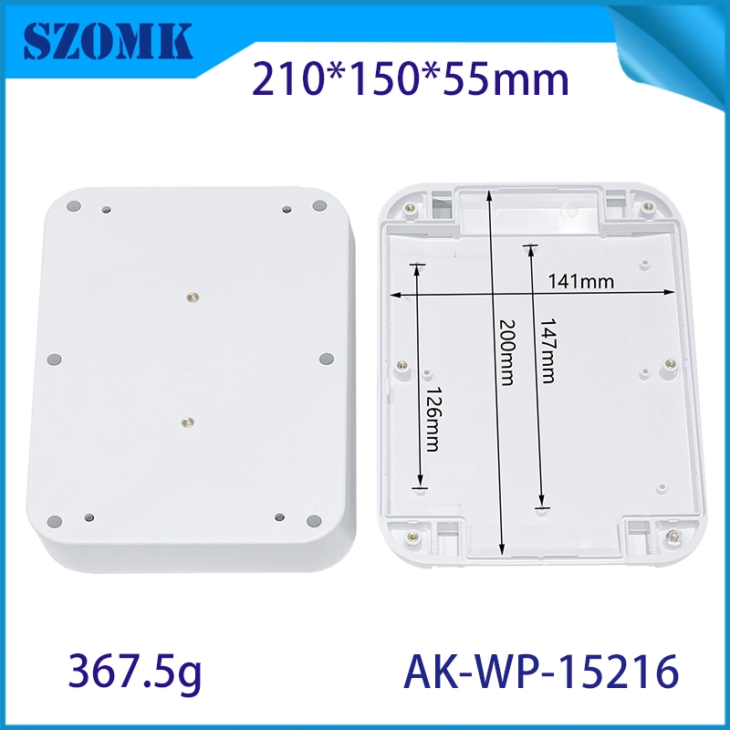 55*210*150mm Custom Plastic Electrical Junction Box Waterproof Box IP67 Smart Sensor IoT Device Plastic Enclosure