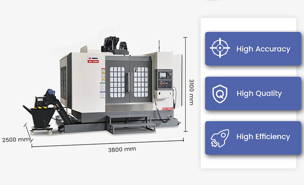 New CNC Automatic Milling Drilling 3 Axis Machine Center for Electrical Industry (NV1580)