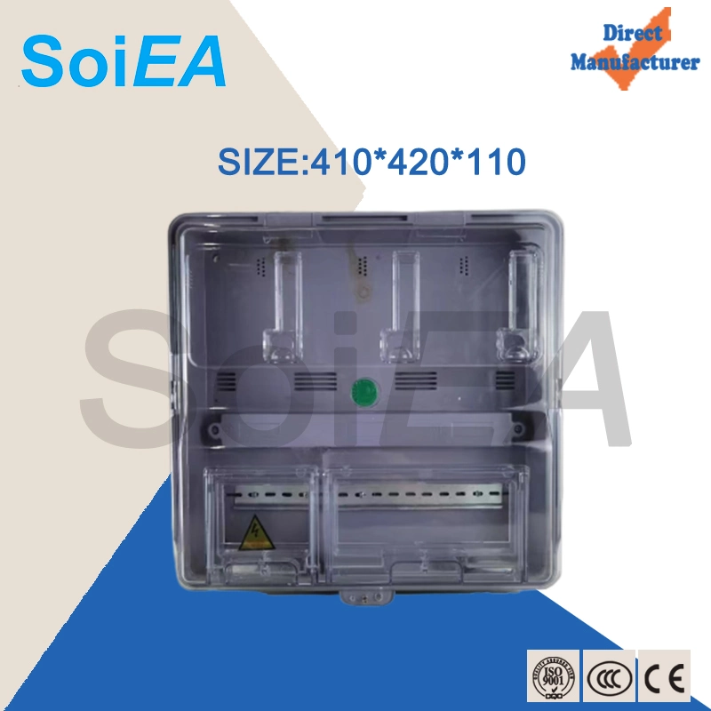 High Quality Single Phase Electric Electricity Meter Box Metal Electric Meter Panel for Outdoor