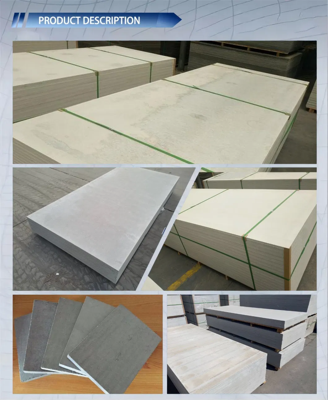 China Manufacturer Supply Fiber Reinforced Cement Board for Metallurgical and Electric Furnace Insulation Panels Long-Lasting Fiber Cement Board