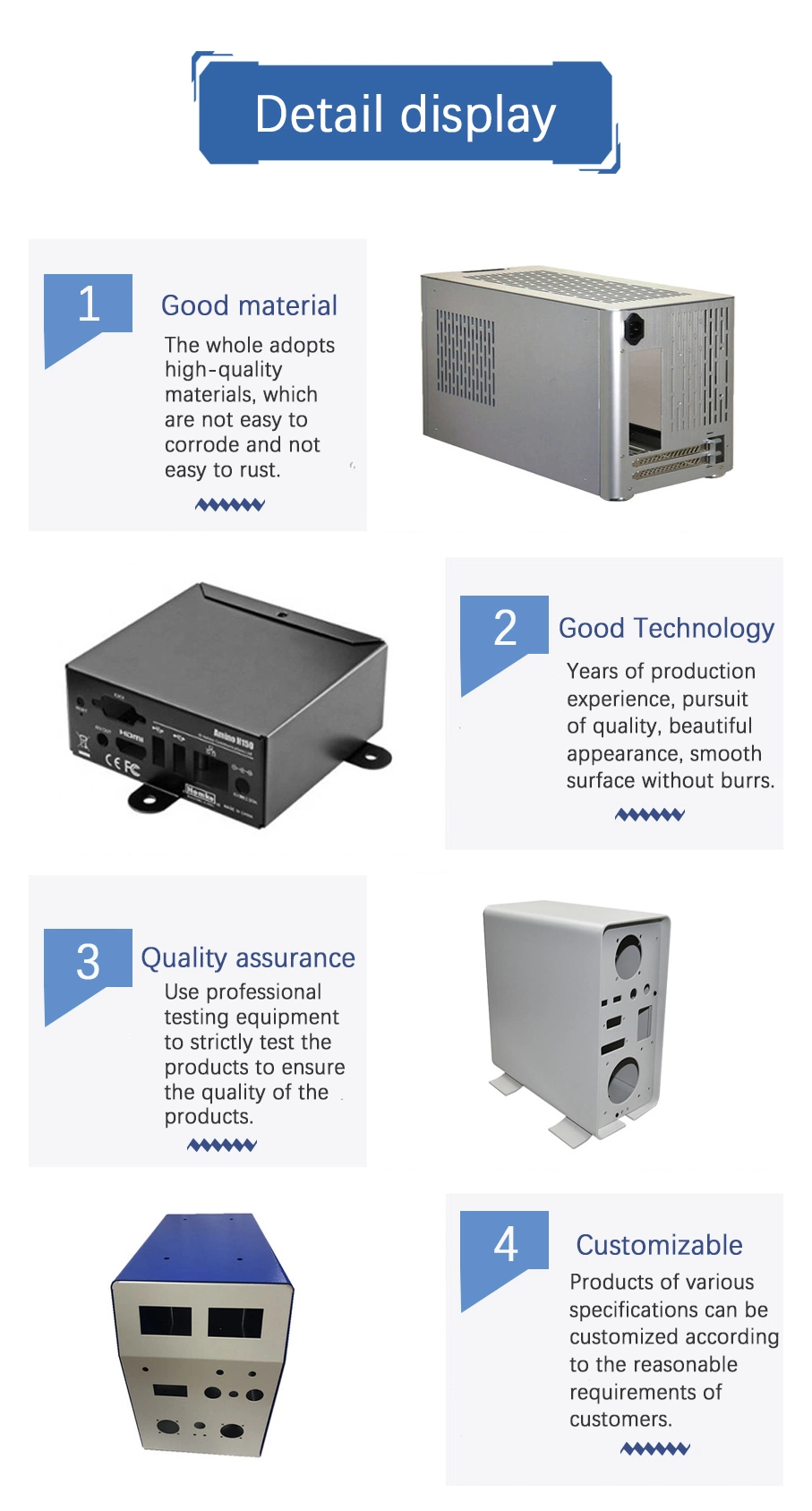 Custom Electronic Control Enclosure Stamping Cabinet for Outdoor/ Electrical Equipment