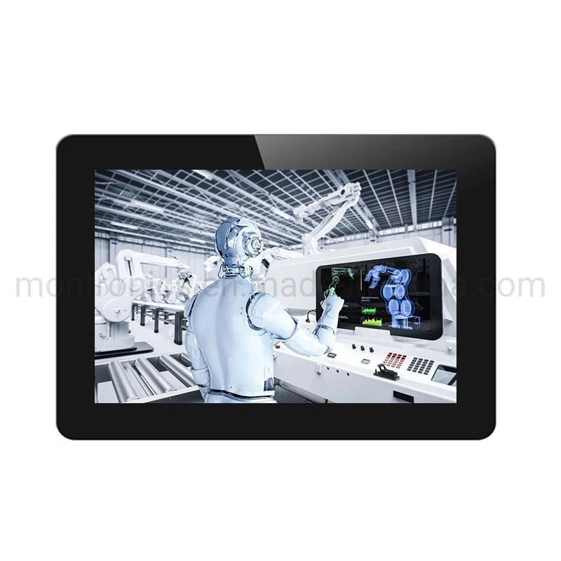 Plain IP65 Waterproof Display 15-Inch Capacitive Touch-Screen Industrial Control Panel for High-Temperature Scenarios