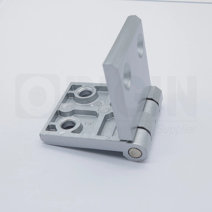 Zinc Alloy Flat Hinge Electrical Panel External Hinge Industry Cabinet Door Butt Hinge