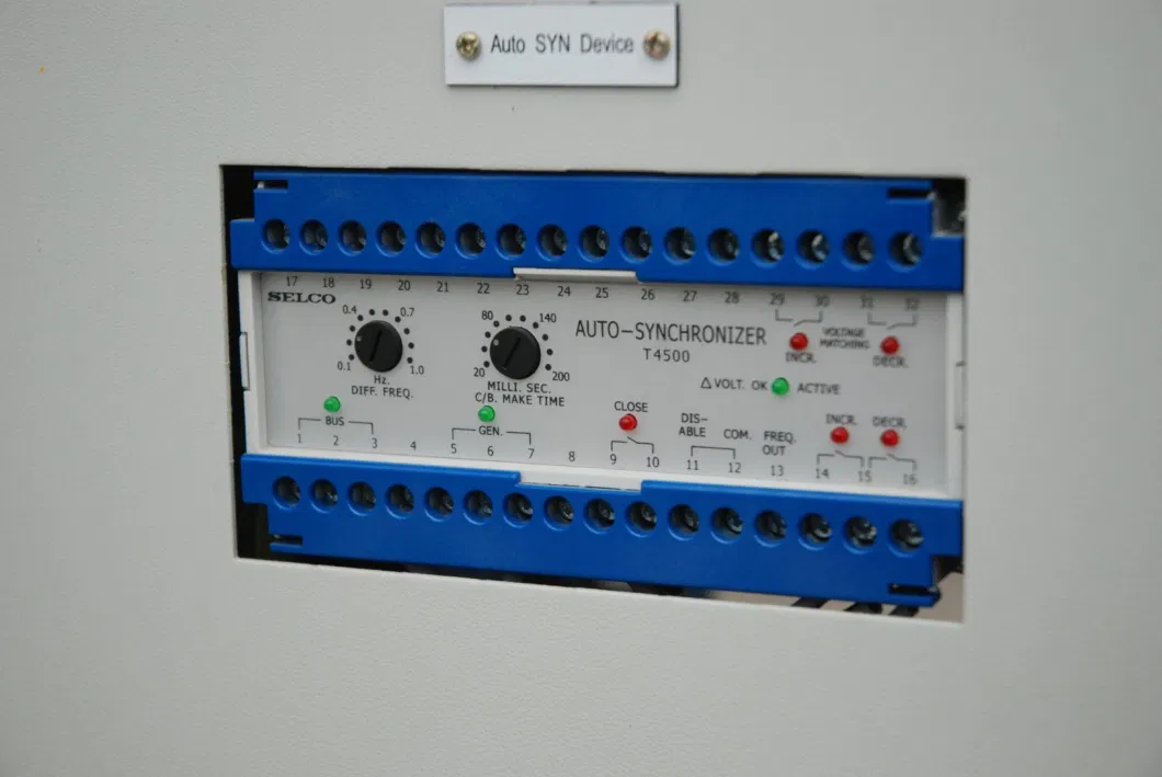 Electric Panel Diesel Generator Synchronizing Control up to 1000V AC/DC Synchronized Switch Board Electrical Panel Board