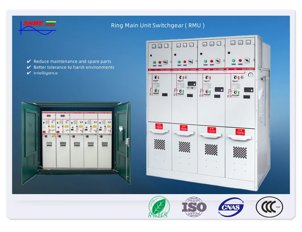 Ring Main Unit 33kv Switchgear 11kv/33kv Electrical Insulated Ring Main Unit Switchgear Panel (RMU)