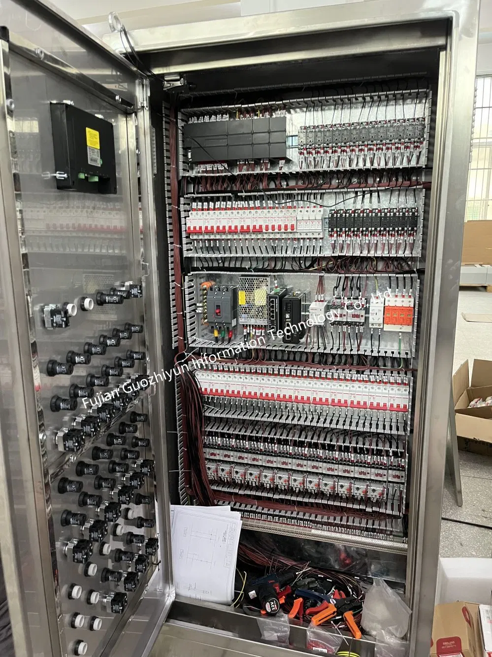 Stainless Steel Electrical Control Equipment Customized Cabinet Distribution Panel