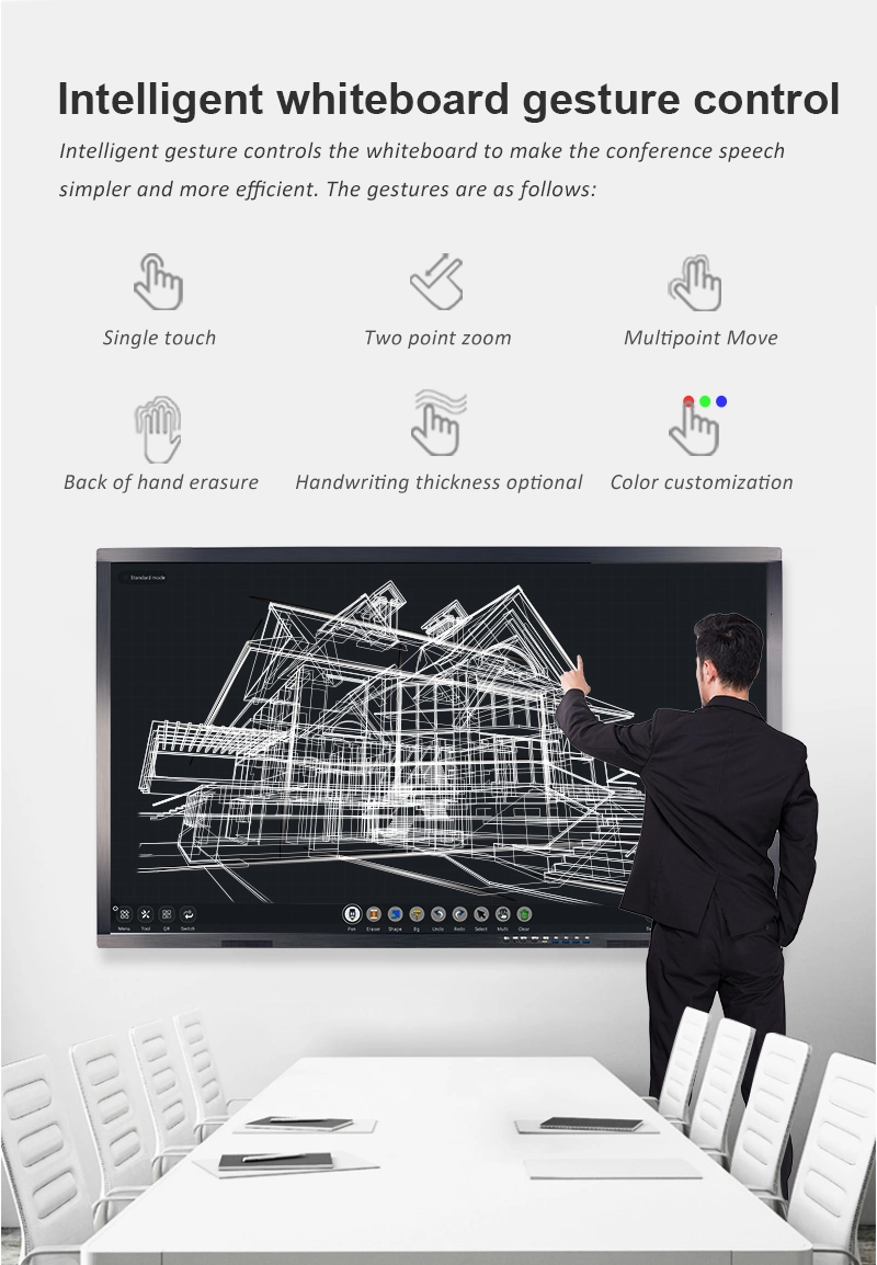 Electronic Interactive Panel 70 Inch Interactive Whiteboard Smart Board