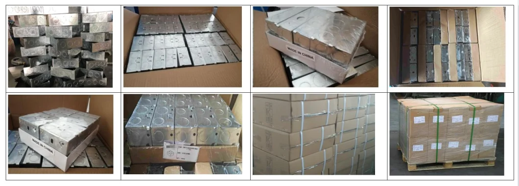 China Wholesale Gi Electrical Box Switch Box 1 2 Gang Box