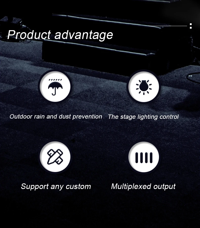 Phltd 16-Way Power Supply Straight-Through Box Stage Lighting Performance Rental Leakage Protection Distribution Cabinet LED Large