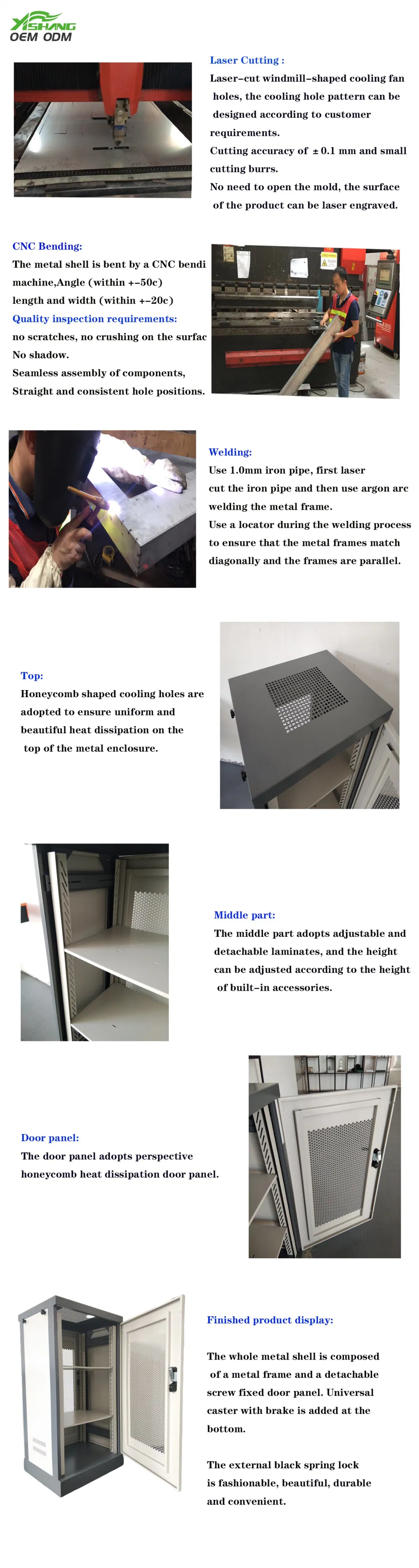 Factory Direct Sale Stainless Steel Equipment Enclosure Electrical Cabinet