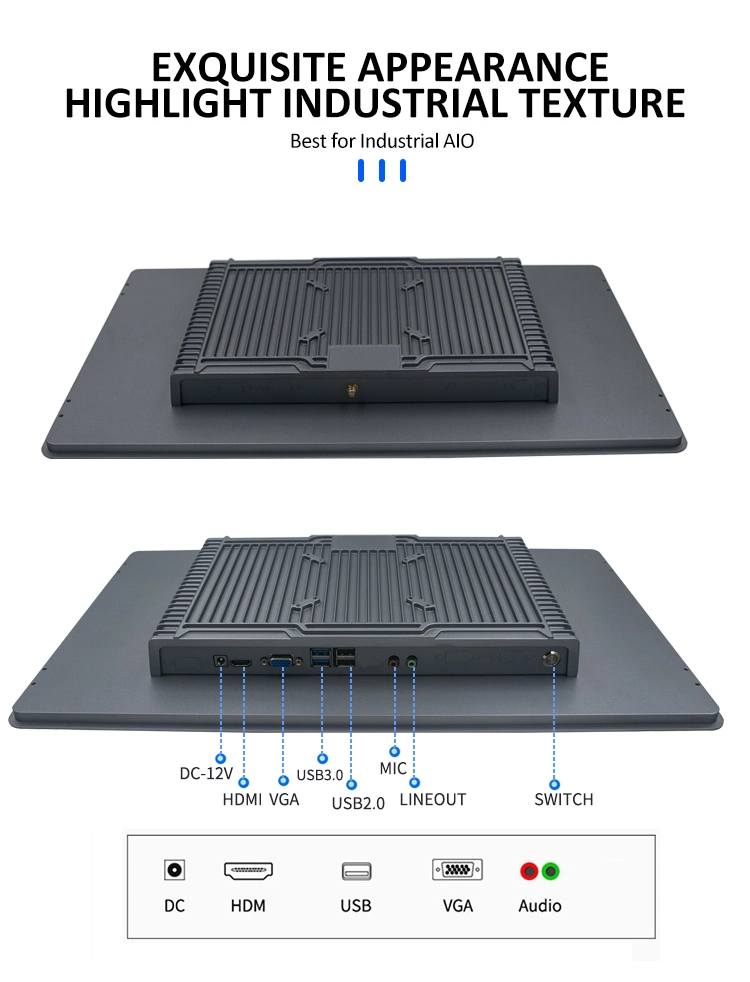 10.1 Industrial Panel PC Industrial Display All in One Monitor HDMI SIM Cabinet for Industrial Control Equipment PC Monitor